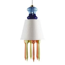 Belle de nuit lampada litofania pendente,  multicolor - Lladro'