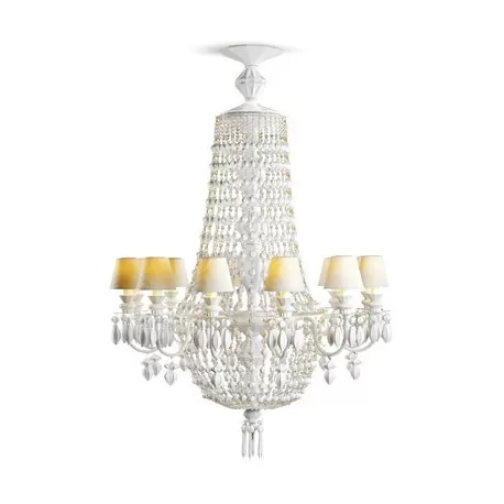 Winter palace chand 12 lampade, bianco - Lladro'