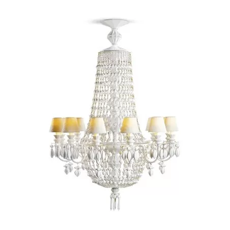Winter palace chand 12 lampade, bianco - Lladro'