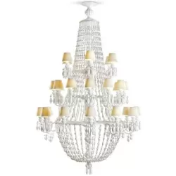 Winter palace chand 30 lampade, bianco - Lladro'