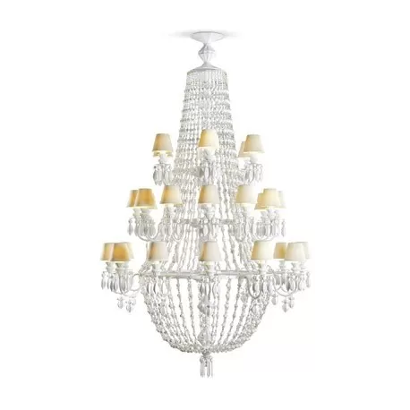 Winter palace chand 30 lampade, bianco - Lladro'
