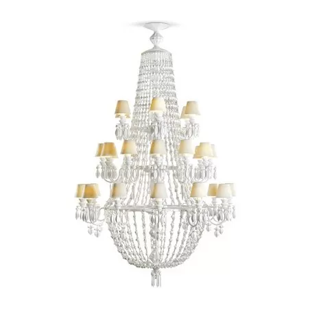 Winter palace chand 30 lampade, bianco - Lladro'
