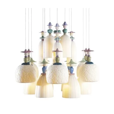 Mademoiselle Chandelier 18 luci - Ballando sulla sabbia (CE/UK) - Lladro