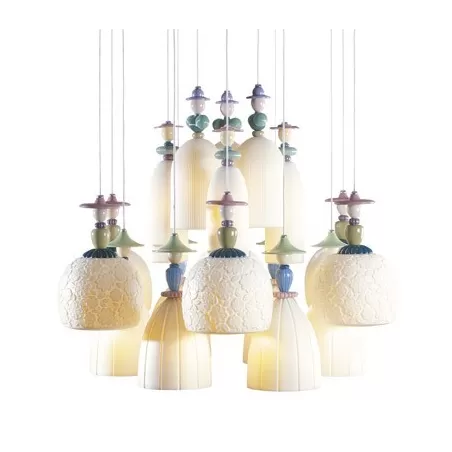 Mademoiselle Chandelier 18 luci - Ballando sulla sabbia (CE/UK) - Lladro