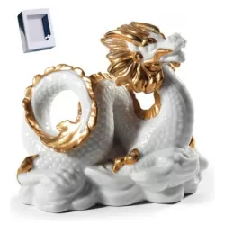 Il dragone (bianco) - wb - Lladro'