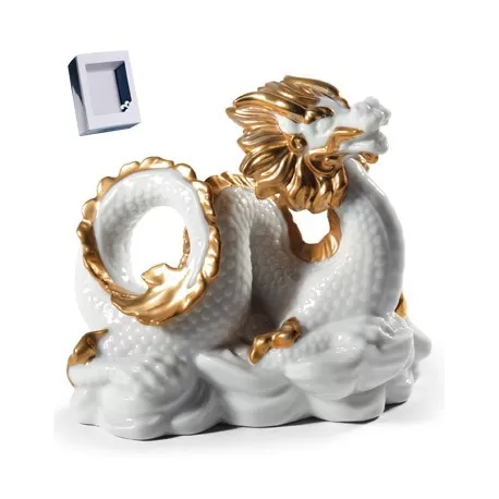 Il dragone (bianco) - wb - Lladro'