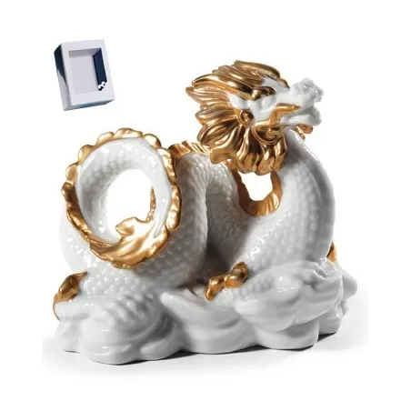 Il dragone (bianco) - wb - Lladro'