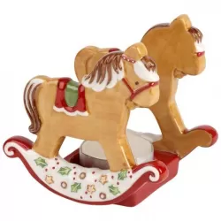 Winter Bakery Decoration Portacandela con Cavallo dondolo - Villeroy & Boch