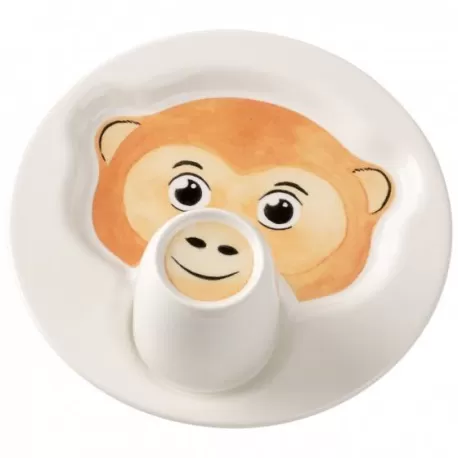 Animal Friends Piatto c/mug, scimmia - Villeroy & Boch