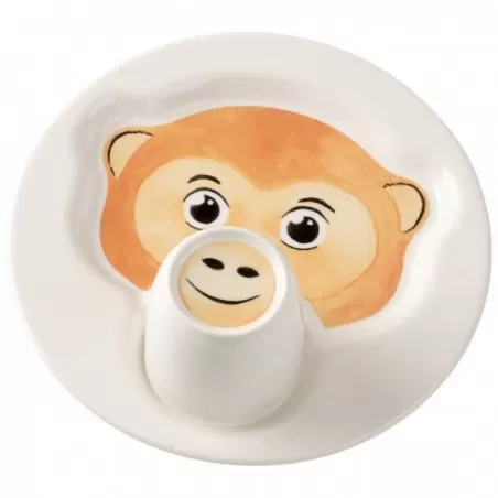 Animal Friends Piatto c/mug, scimmia - Villeroy & Boch