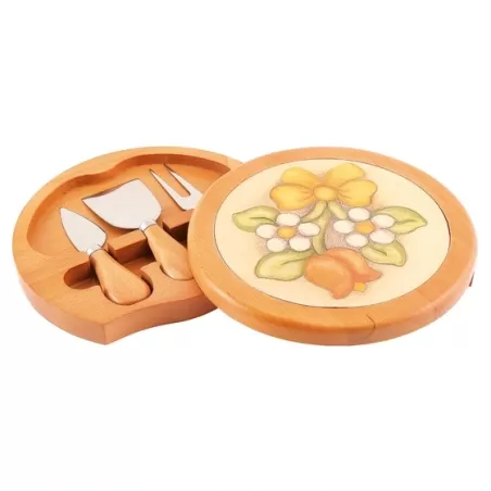 Tagliere formaggio con coltelli Country - Thun