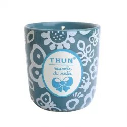 Candela in vasetto piccola "Nuvole di Seta" - Thun