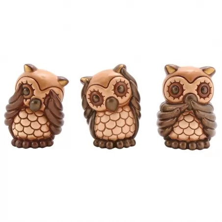 Confezione 3 gufi - Thun