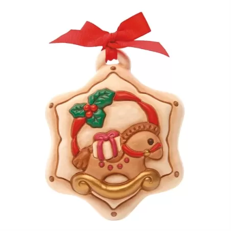 Formella Natale stella con cavalluccio - Thun