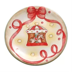 Piattino dessert Giostra del Natale - Thun