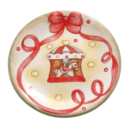 Piattino dessert Giostra del Natale - Thun