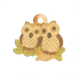 Confezione 3 Coppia gufi - Thun