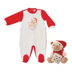 Confezione tutina + peluche "il mio primo Natale" - Thun