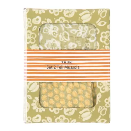 Set 2 teli mussola Sunflower - Thun