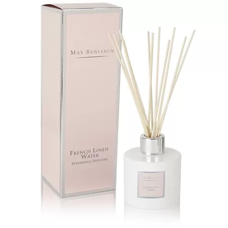 Diffusore a bastoncino, French Linen Water - Max Benjamin