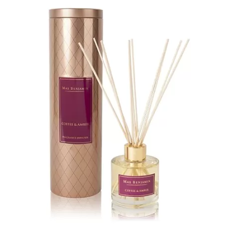 Diffusore a bastoncino, Coffee & Amber - Max Benjamin