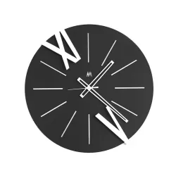 Orologio Berto, Bianco Nero - Arti e Mestieri