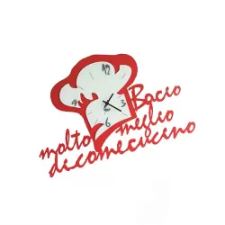 Orologio Chef in Love, Rosso - Arti e Mestieri