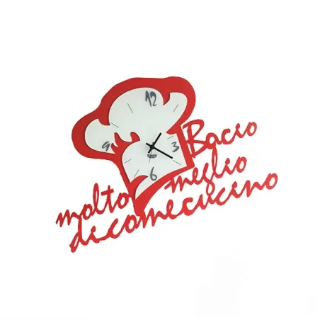 Orologio Chef in Love, Rosso - Arti e Mestieri