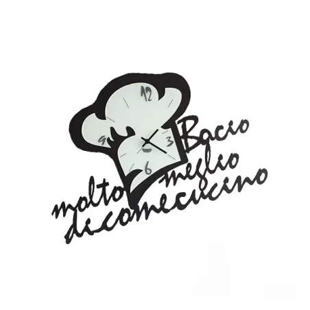 Orologio Chef in Love, Nero - Arti e Mestieri