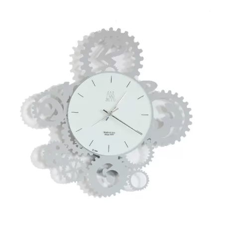 Orologio Ingranaggi Pendolo, Allumnio - Arti e Mestieri