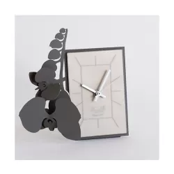 Orologio Orchidea Tavolo, Fango - Arti e Mestieri