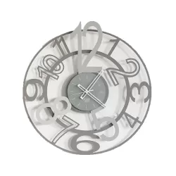 Orologio Orione, Ardesia e Alluminio - Arti e Mestieri