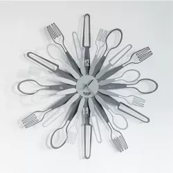 Orologio Sparecchiavo, Ardesia e Alluminio - Arti e Mestieri