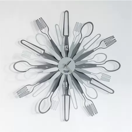 Orologio Sparecchiavo, Ardesia e Alluminio - Arti e Mestieri