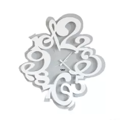 Orologio Tyron, Alluminio e Bianco - Arti e Mestieri