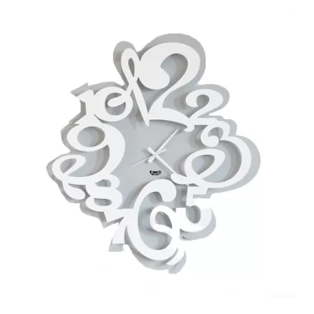 Orologio Tyron, Alluminio e Bianco - Arti e Mestieri