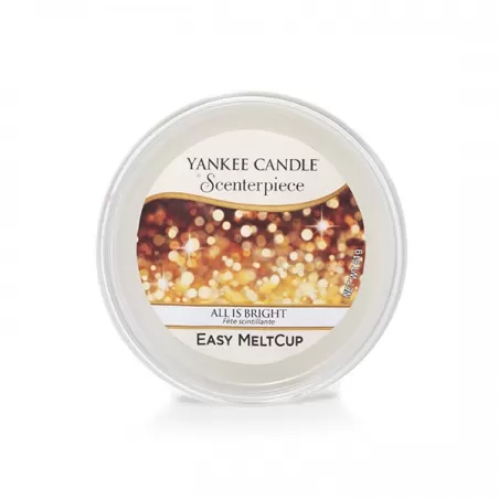 Ricarica MeltCup per profumatore elettrico Scenterpiece, All is Bright - Yankee Candle