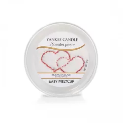 Ricarica MeltCup per profumatore elettrico Scenterpiece, Snow in Love - Yankee Candle