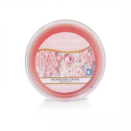 Ricarica MeltCup per profumatore elettrico Scenterpiece, Snowflake Cookie - Yankee Candle