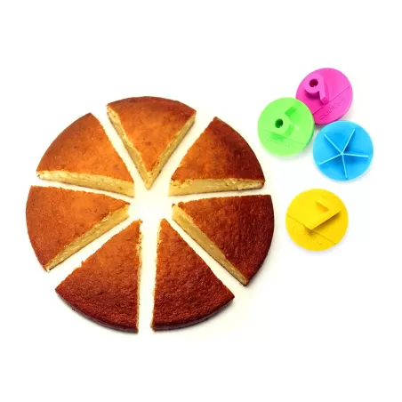 Party, Set 4 cerchi per tagliare la torta - Cookut