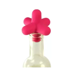 Spark, Tappo per bottiglia in silicone fucsia - Cookut