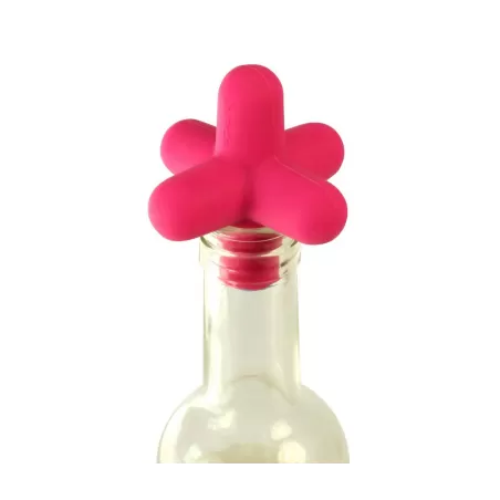 Spark, Tappo per bottiglia in silicone fucsia - Cookut