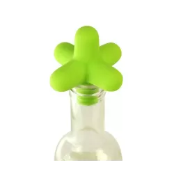 Spark, Tappo per bottiglia in silicone verde - Cookut