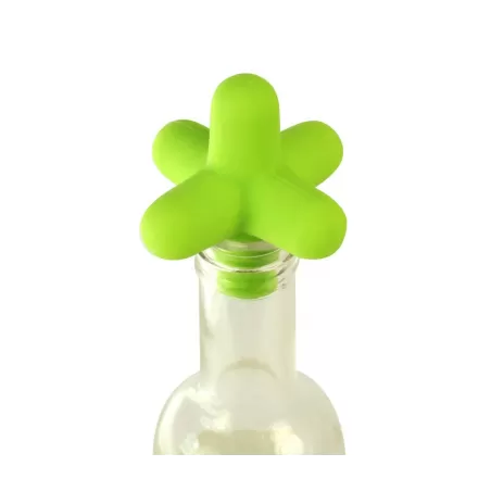 Spark, Tappo per bottiglia in silicone verde - Cookut