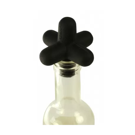 Spark, Tappo per bottiglia in silicone nero - Cookut