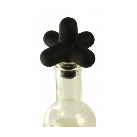 Spark, Tappo per bottiglia in silicone nero - Cookut