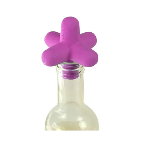 Spark, Tappo per bottiglia in silicone viola - Cookut
