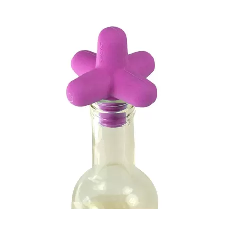 Spark, Tappo per bottiglia in silicone viola - Cookut