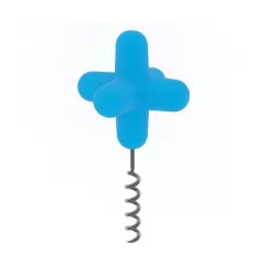 Spark, Apribottiglia e tappo in silicone blu - Cookut