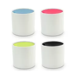 Ramkin, Set 4 contenitori in ceramica Ø Cm. 7 - Cookut